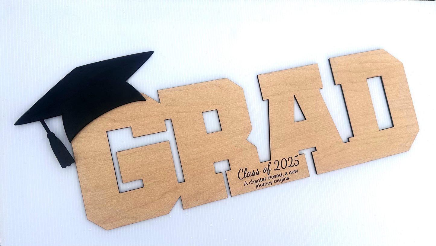 Personalized Graduation Class of 2024 Sign, Graduation Table Decor & Centerpiece, Gifts table Decoration, Senior Photo Prop Decor