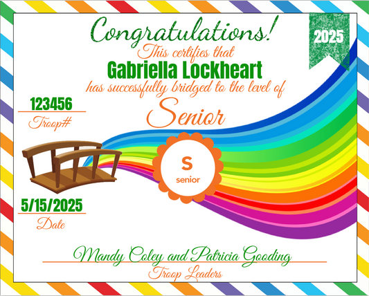 GS Bridging Certificate - Senior