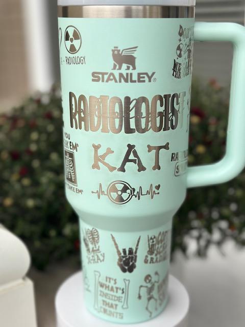 Radiology Rad Tech Radiologist | FREE SHIPPING | Laser Engraved | Medical School Gift | Nurse RN Gift