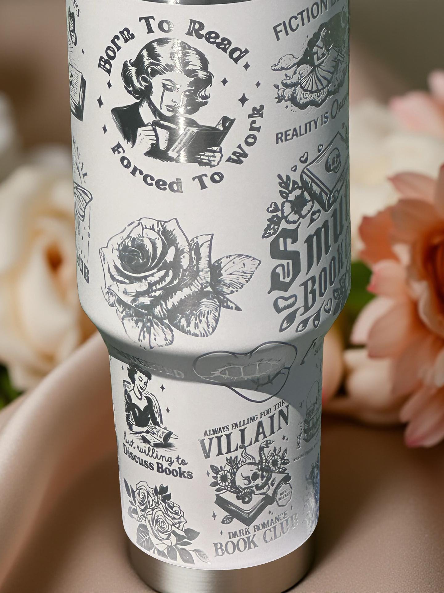 Smutty Reader Tumbler | FREE SHIPPING | Dirty Romance, Novella , BookTok Gift | Bookish Tumbler, Book Lover | Booktrovert | One More Chapter