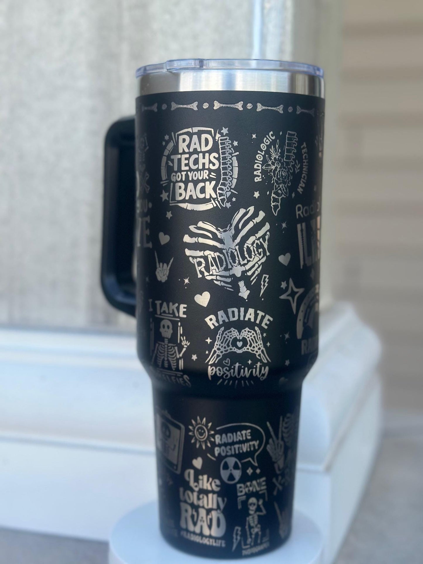 Future Radiologist 40 oz Tumbler | Laser Engraved Gift for Her | Medical School | Rad Tech | Mammographer | FREE Shipping
