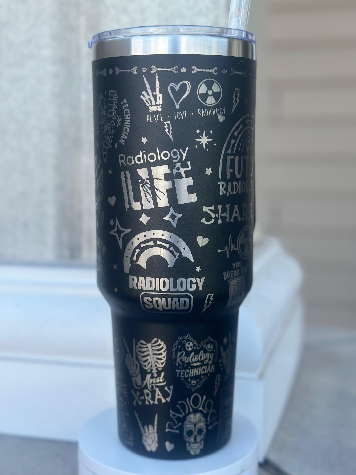 Future Radiologist 40 oz Tumbler | Laser Engraved Gift for Her | Medical School | Rad Tech | Mammographer | FREE Shipping