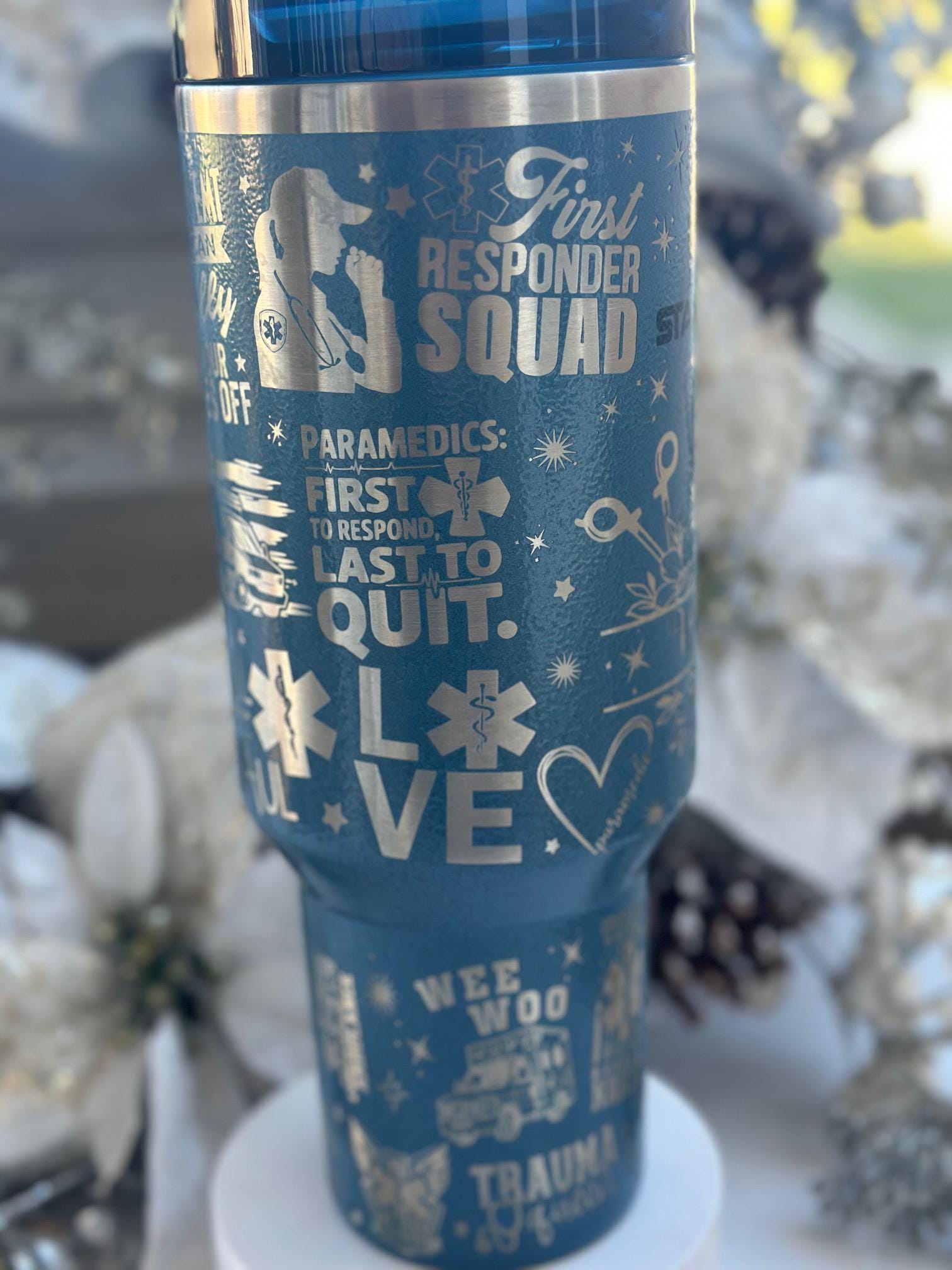 EMT First Responder 30 oz Tumbler | Gift for Him / Her | First Responder | Medical School | Graduation | RN, Nurse, CNA Gift | Free Shipping