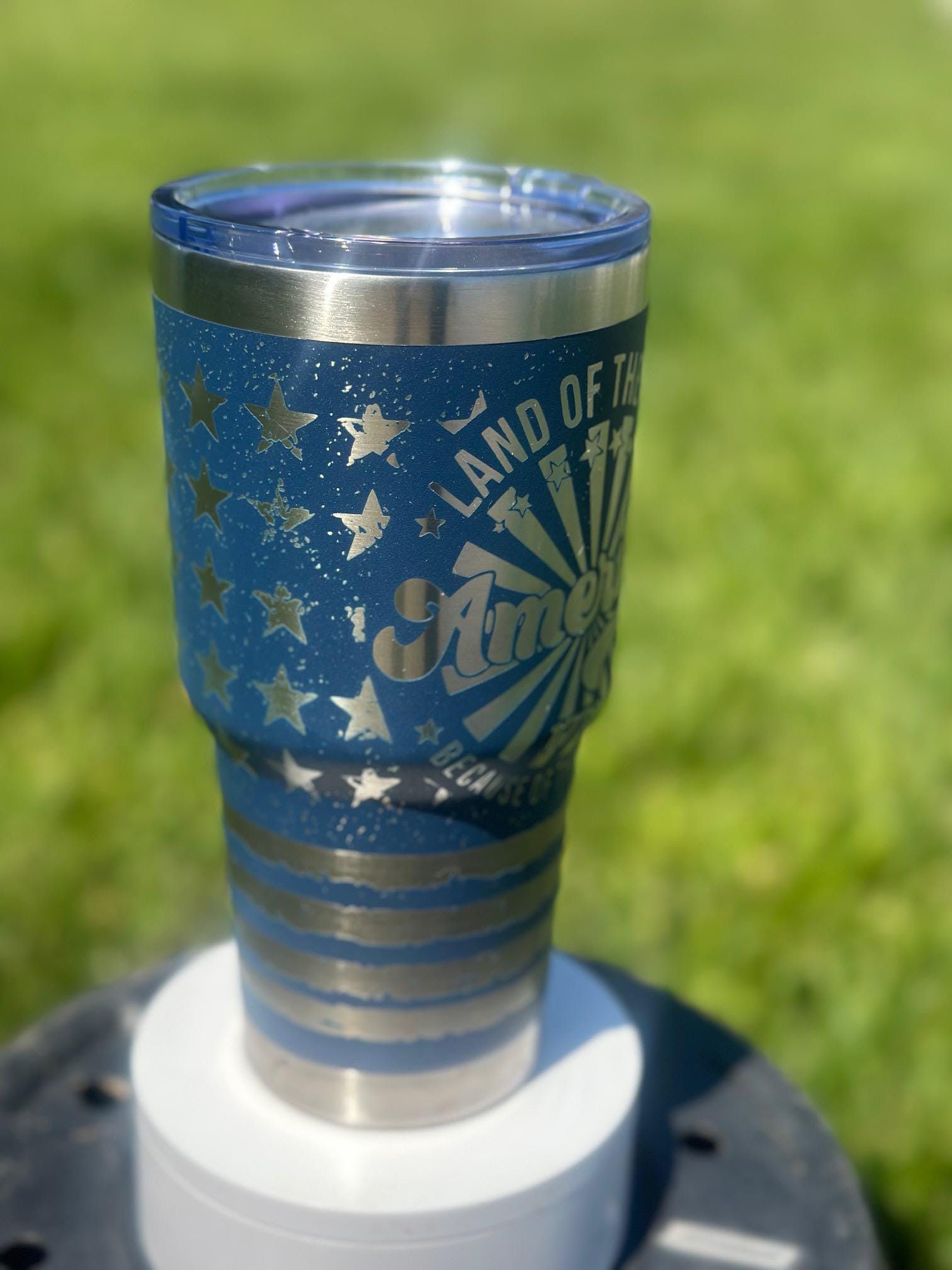 America Land of the Free Home of the Brave | FREE SHIPPING | Patriotic Gift | Military Retirement Gift | Promotion Gift | Veteran Gift