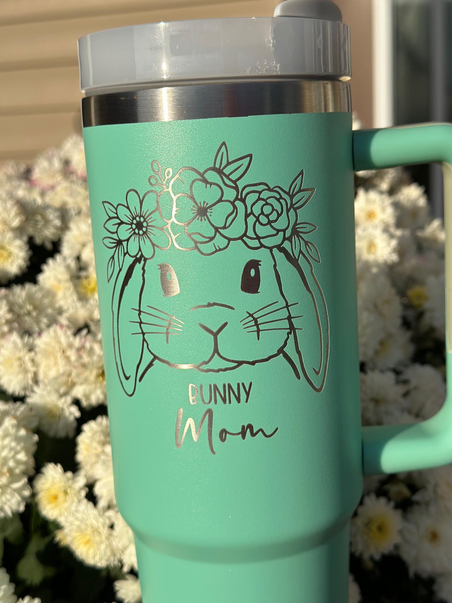 Floppy Farm Bunny Spring Tumbler | Gift for Her | Housewarming Gift | Closing Gift | Country Farm | Teacher Appreciation | Birthday