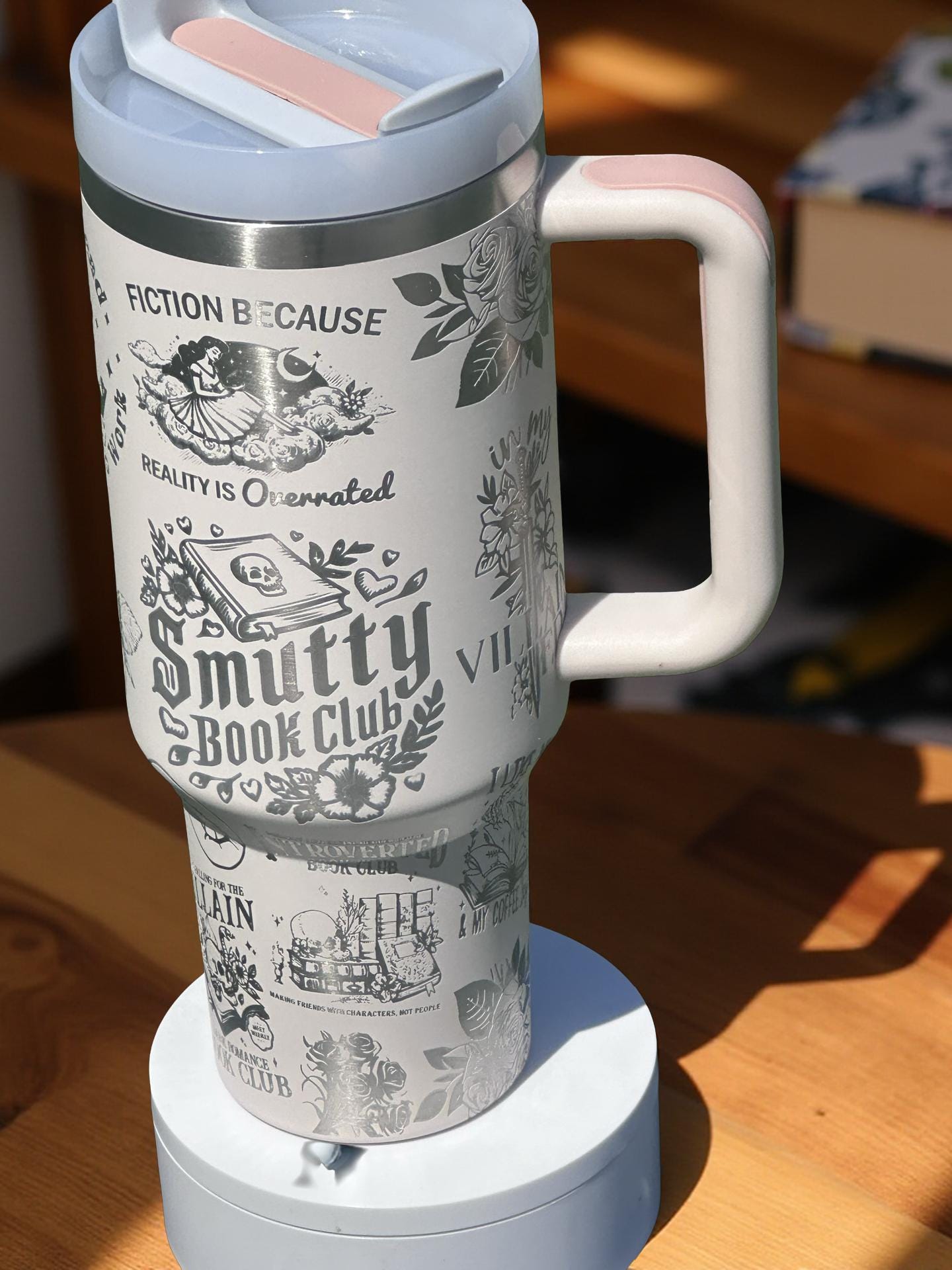 Smutty Reader Tumbler | FREE SHIPPING | Dirty Romance, Novella , BookTok Gift | Bookish Tumbler, Book Lover | Booktrovert | One More Chapter