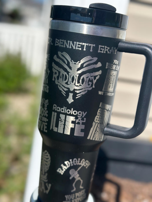 Radiologist Rad Tech Tumbler – Perfect for Medical Marvels! | Medical Students, Hospital Onboarding Gift, Doctor Gift, White Coat Ceremony