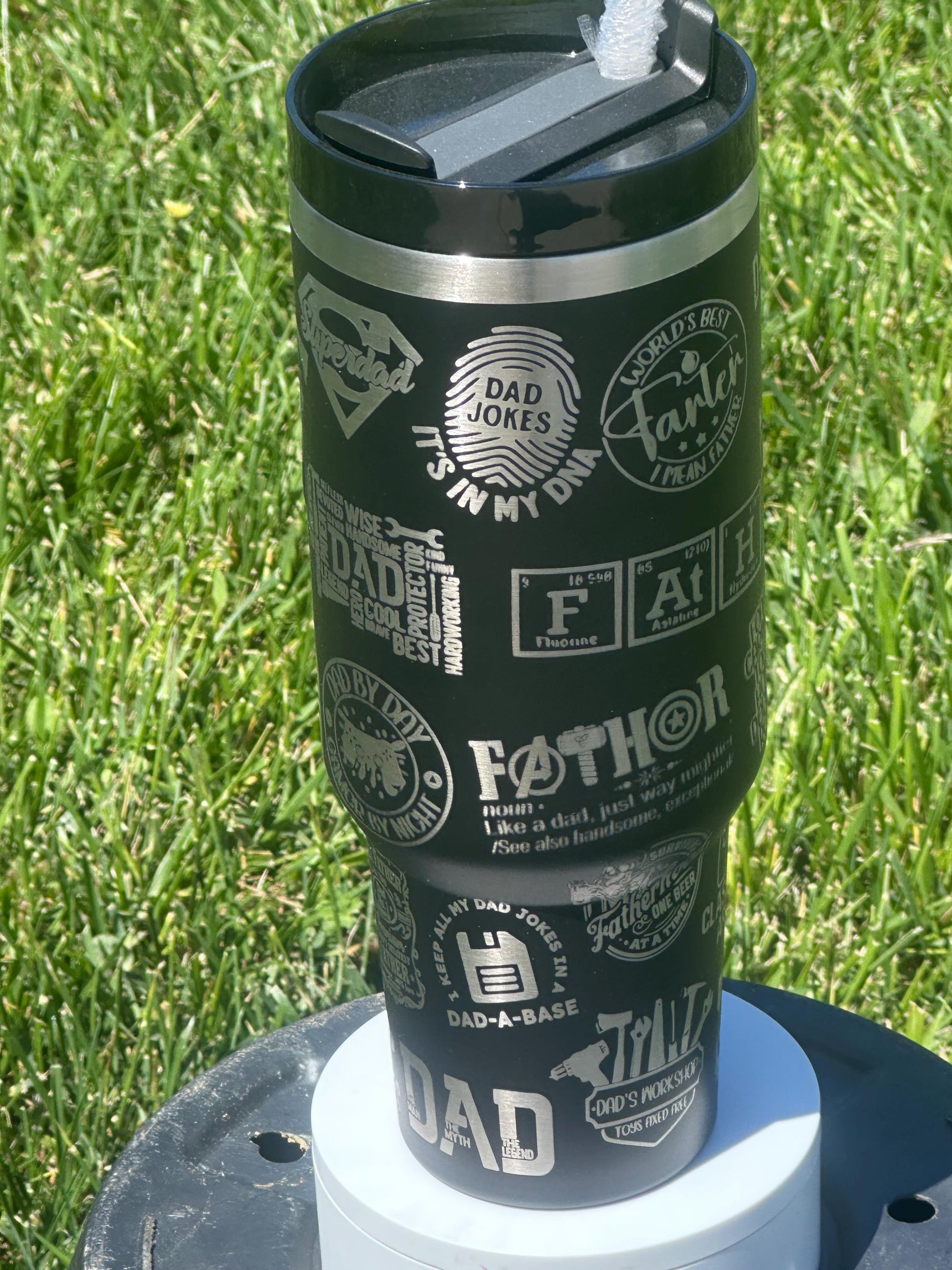 Best Dad Ever Tumbler | FREE SHIPPING | Father's Day Gift, New Dad Gift | Birthday Gift for Dad, FaTHORhood | Dad Fuel Gift | Dad Tax