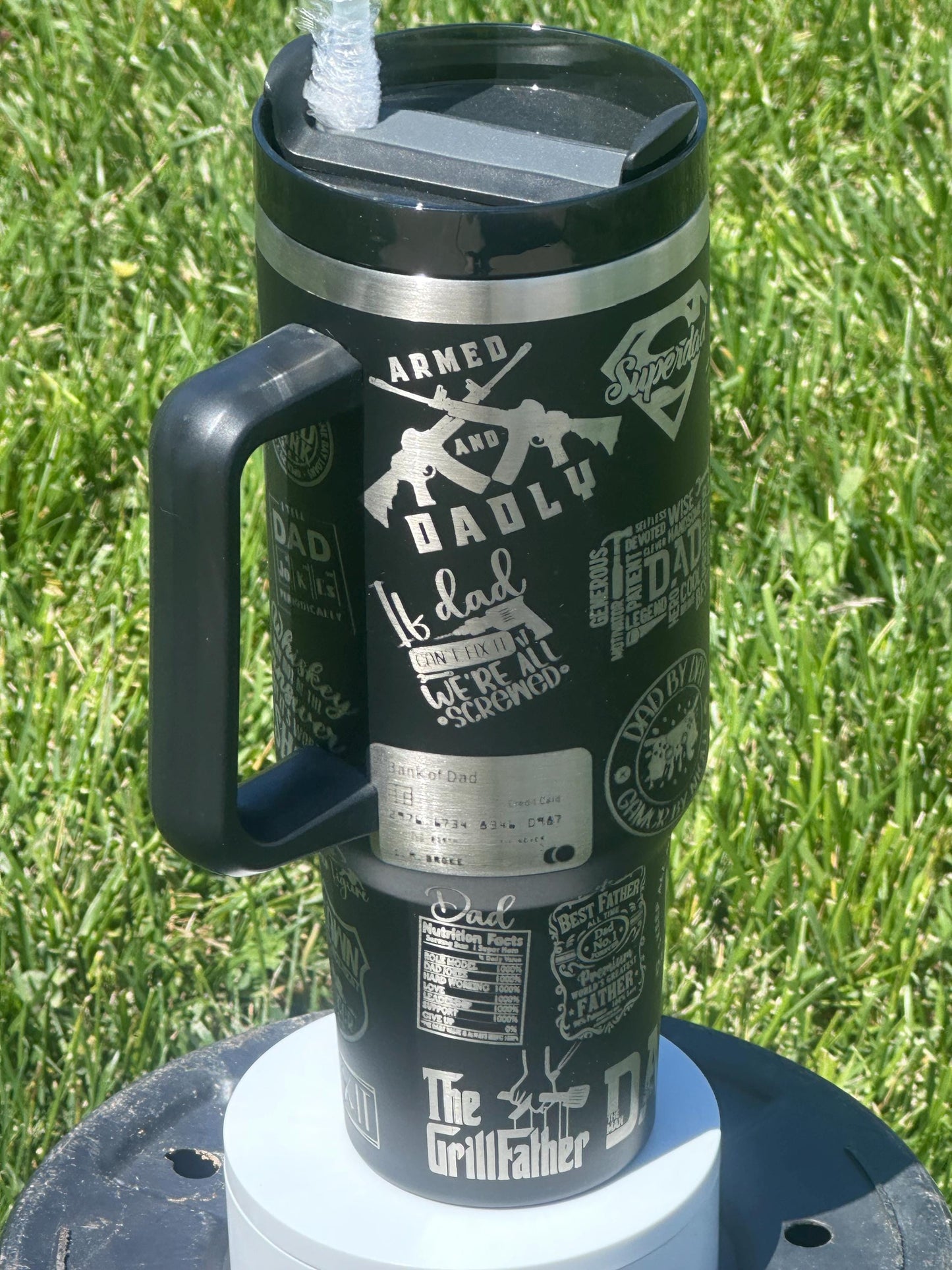 Best Dad Ever Tumbler | FREE SHIPPING | Father's Day Gift, New Dad Gift | Birthday Gift for Dad, FaTHORhood | Dad Fuel Gift | Dad Tax