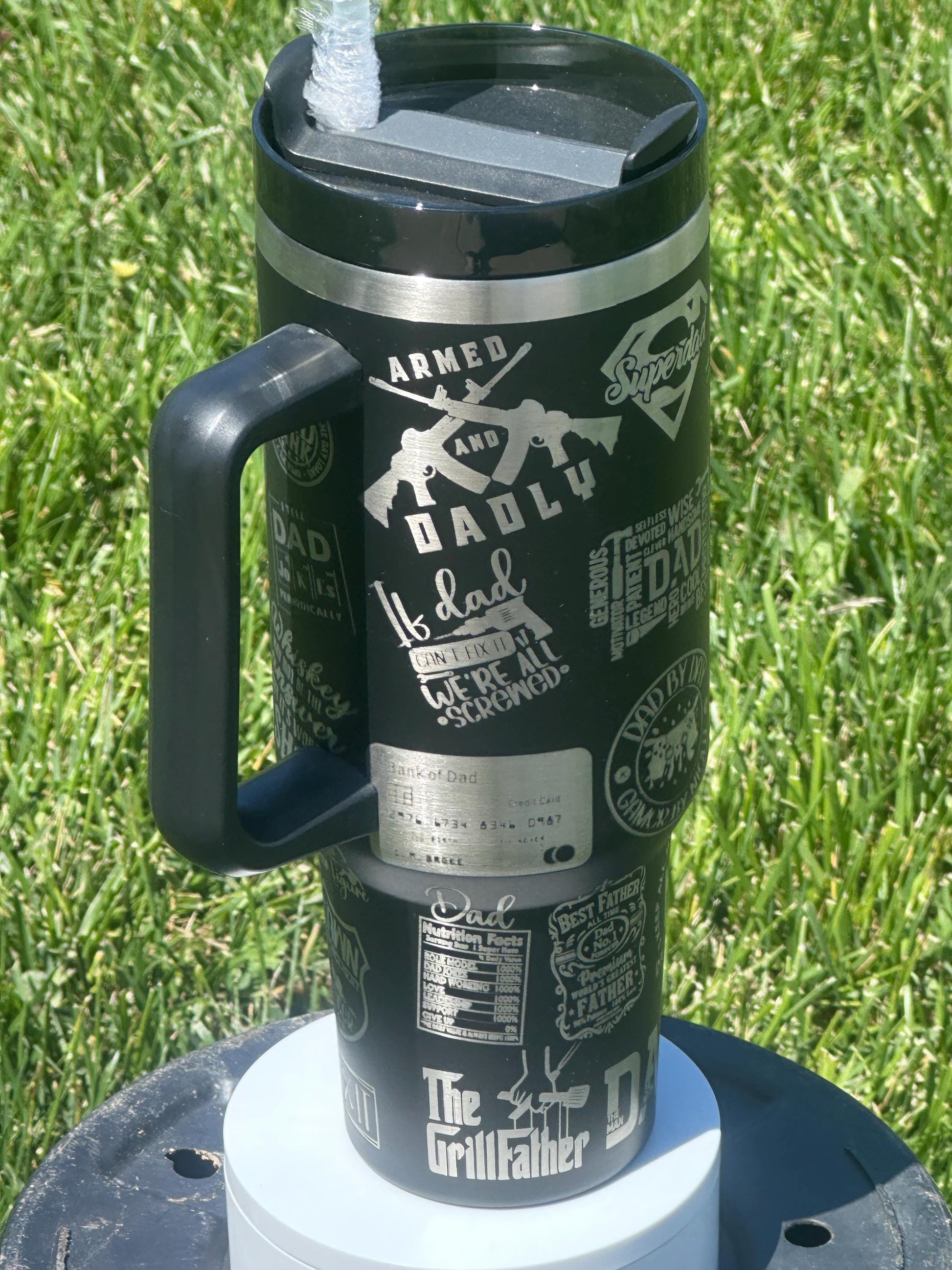 Best Dad Ever Tumbler | FREE SHIPPING | Father's Day Gift, New Dad Gift | Birthday Gift for Dad, FaTHORhood | Dad Fuel Gift | Dad Tax