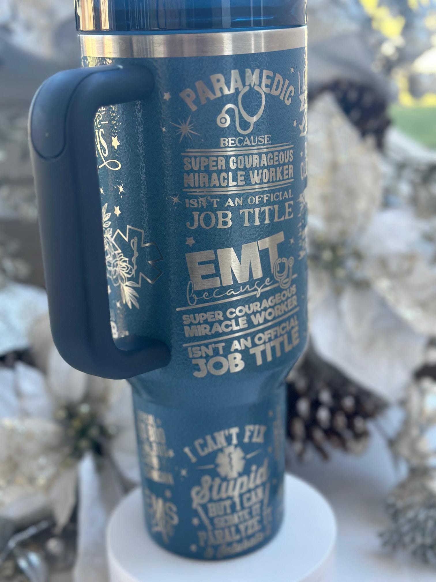 EMT First Responder 30 oz Tumbler | Gift for Him / Her | First Responder | Medical School | Graduation | RN, Nurse, CNA Gift | Free Shipping