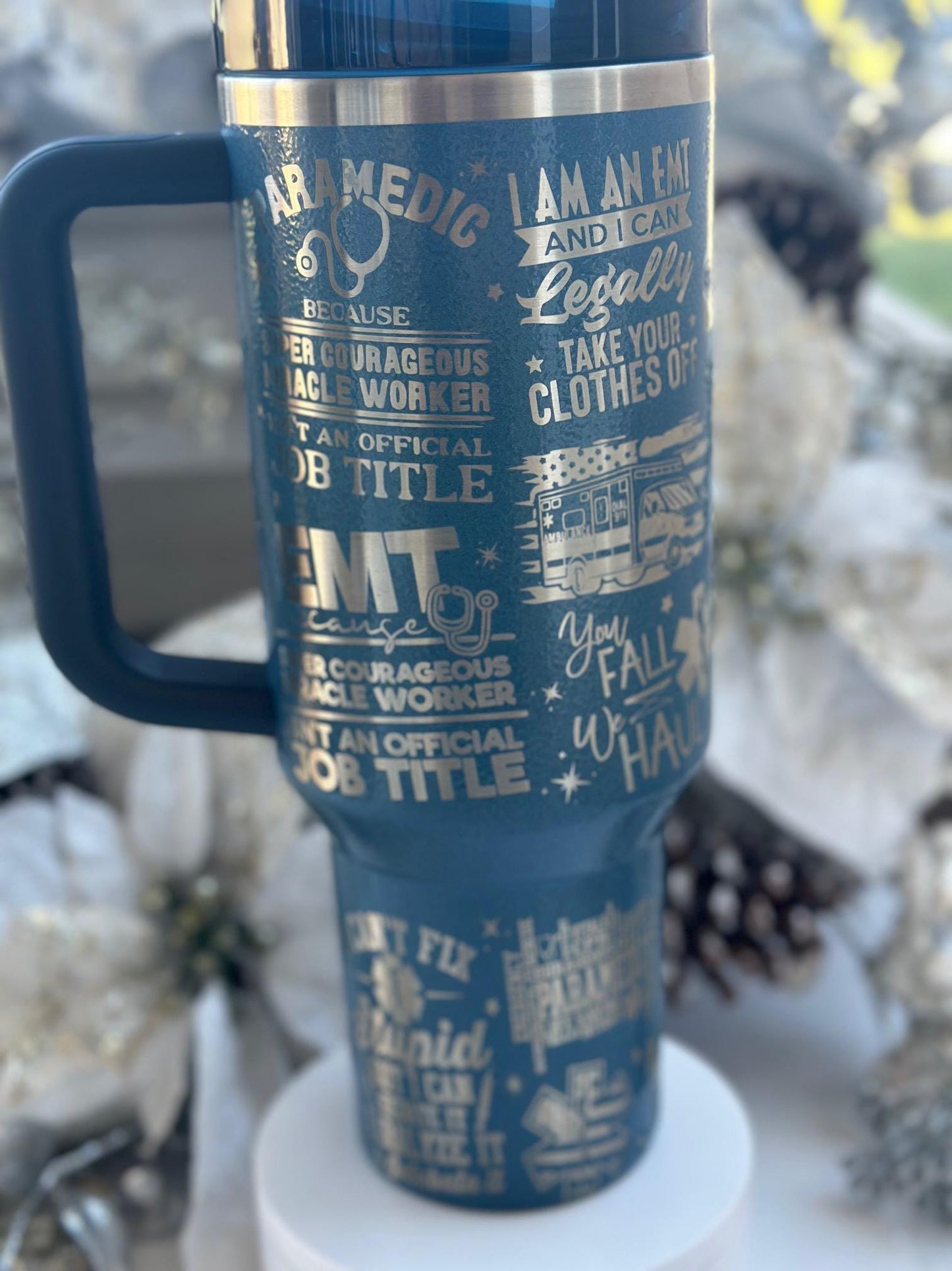 EMT First Responder 30 oz Tumbler | Gift for Him / Her | First Responder | Medical School | Graduation | RN, Nurse, CNA Gift | Free Shipping