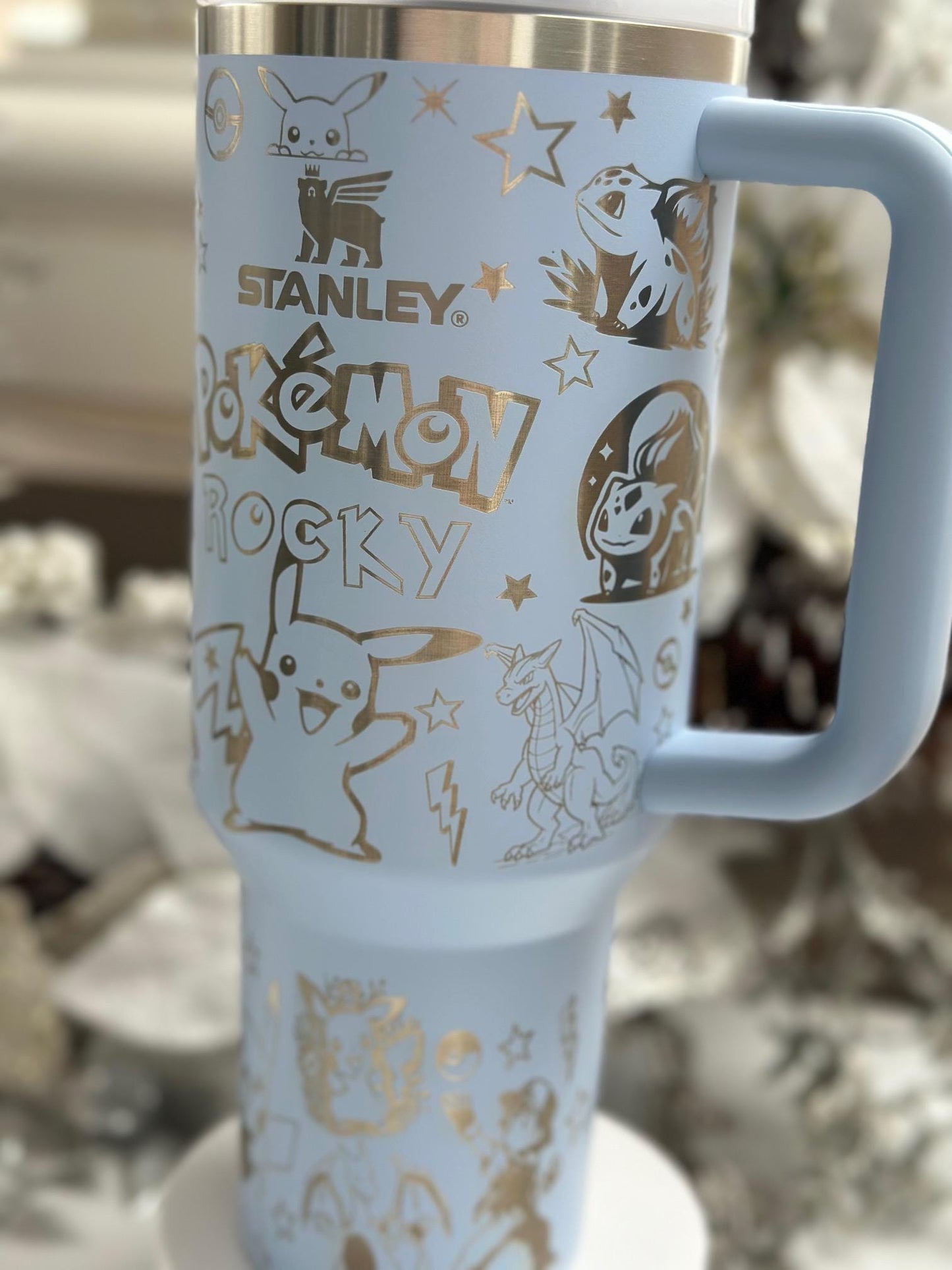 Pikachu Gaming Poke mon Themed Tumbler | Birthday | Laser Engraved Gift for Her | Mother's Day Present | Father’s Day | FREE Shipping