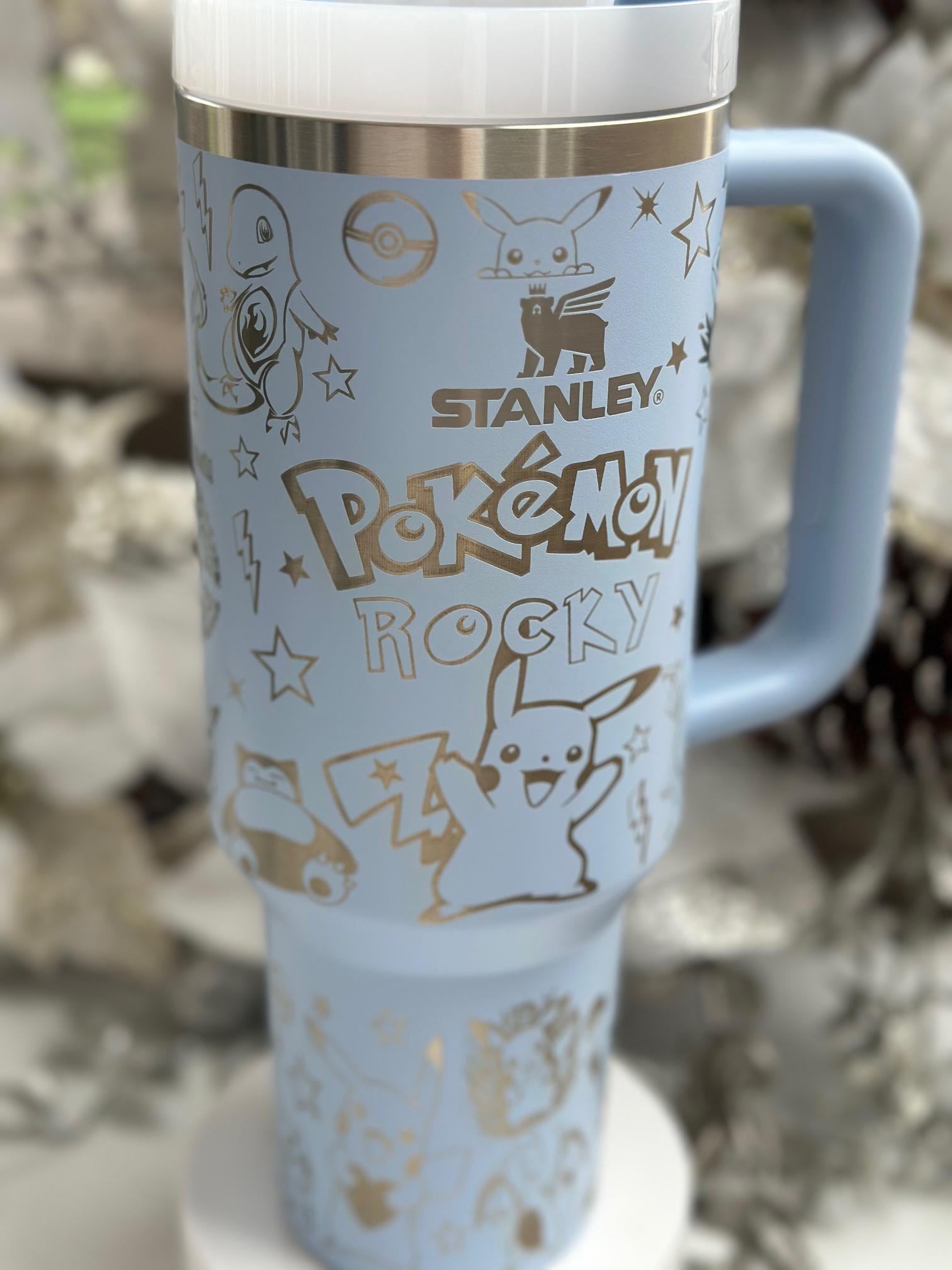 Pikachu Gaming Poke mon Themed Tumbler | Birthday | Laser Engraved Gift for Her | Mother's Day Present | Father’s Day | FREE Shipping