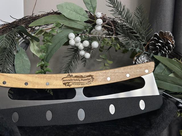 Engraved Pizza Cutter - Laser Engraved, Housewarming Gift, Closing Gift, Realtor Gift, Wedding Gift, Father's Day Gift, Gift for Dad