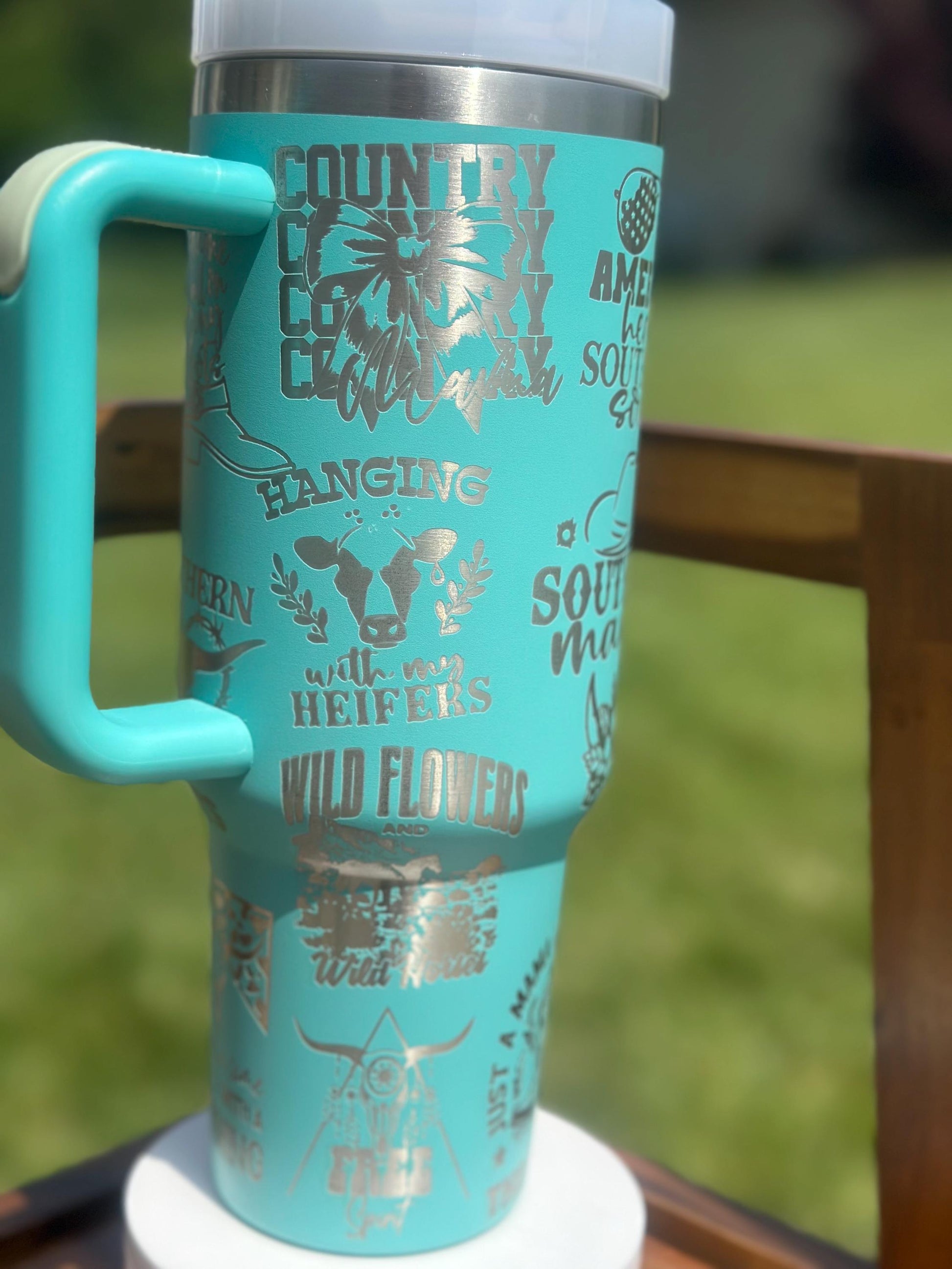 Country Mama 40oz Tumbler | Southern Girl, Cowgirl Gift, Bachelorette Gift, Bridesmaid Gift, Western Girl Gift, Desert Mama, Graduation Gift